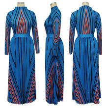Load image into Gallery viewer, Blue Streak Skirt Set
