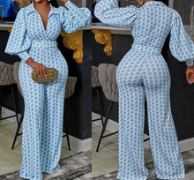 Load image into Gallery viewer, Dionne Houndstooth 2pc Pants Set
