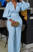 Load image into Gallery viewer, Dionne Houndstooth 2pc Pants Set
